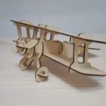 Laser Cut Aircraft Model Free Vector