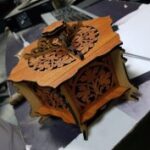 Wooden Hexagonal Box CNC Router Laser Template PDF File