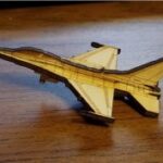 Laser Cut F-16 Fighting Falcon 3mm SVG File