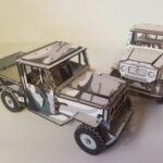 Laser Cut Toyota Land Cruiser Plywood 3mm PDF File