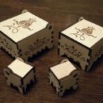 Laser Cut Trinket Box DXF File
