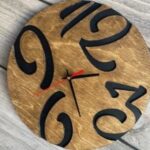 Laser Cut Wood Wall Clock Free Vector