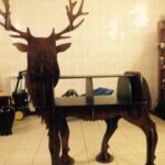 Deer Shaped Shelf DXF File