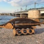 Laser Cut Fish Wine Holder Minibar 4mm 6mm Free Vector