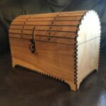 Laser Cut Treasure Chest With Hasp 5mm DXF File