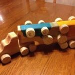 Wooden Toy Truck With Removable Toy Cars Laser Cut Template Free Vector