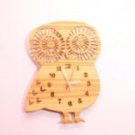 Laser Cut Owl Clock Free Vector