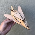 Laser Cut Lockheed F-117 Nighthawk 3D Puzzle SVG File