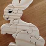 Rabbit Jigsaw Puzzle for Kids CNC Laser Plans DWG File