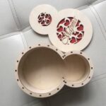 Laser Cut International Women’s Day 8 March Gift Box Free Vector