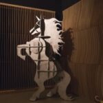 Laser Cut Horse Shelf Wooden Roaring Horse Bookshelf Free Vector