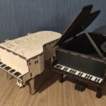 Laser Cut Grand Piano Gift Box Free Vector