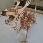 Laser Cut Chinese Dragon Free Vector