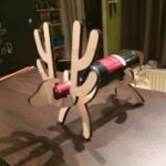 Reindeer Wine Stand Laser Cut SVG File