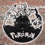 Laser Cut Pokemon Clock Free Vector