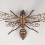 Laser Cut Bee Puzzle 3mm DWG File