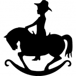 Rocking Horse Silhouette dxf File