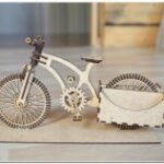 Wooden Organizer A Bike Free Vector