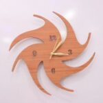 Laser Cut Unusual Wood Clock Unique Wall Decor Free Vector