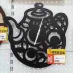 Laser Cut Tea Kettle Shaped Wall Clock Teapot Wall Clock Free Vector