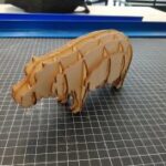Laser Cut Hippo Template PDF File