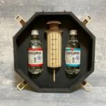 Laser Cut Umbrella Corporation Resident Evil Biohazard Vodka Gift Set Free Vector
