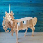 Unicorn Shelf 10mm Laser Cut CNC Plans DXF File