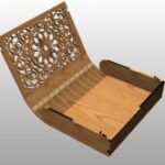 Laser Cut Book Casket Free Vector