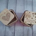 Laser Cut New Year Gift Box Template Free Vector
