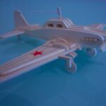 Laser Cut Ilyushin Il-2 Sturmovik 3D Puzzle Free Vector