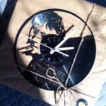 Laser Cut Vladimir Vysotsky Vinyl Record Wall Clock Free Vector