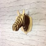 Laser Cut Horse Head Trophy Free Vector