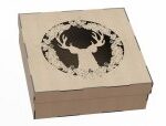 Laser Cut Wooden Gift Box Free Vector