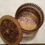Laser Cut Round Jewelry Box SVG File