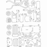 Old Car dxf File