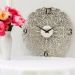 Wooden Clock Ornament Free Vector