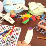 Laser Cut DIY Wood Airplane, Mini Airplane Paint and Decorate Wooden Airplane Craft Kits