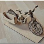 Bike Wooden Organizer A Bike Free Vector