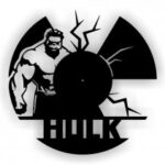 Hulk Cdr Dxf File For Cutting Vinyl Clock Free Vector