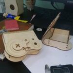 Laser Cut Wooden Box With Rotary Latch Free Vector