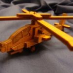 Laser Cut Apache Helicopter Free Vector