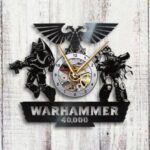 Laser Cut Warhammer 40k Vinyl Record Wall Clock Free Vector