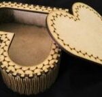 Heart Shape Box DXF File