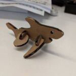 Laser Cut Cardboard Shark DXF File