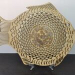 Laser Cut Fish Fruit Bowl Free Vector