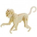 Laser Cut Monkey 3D Wooden Puzzle DWG File