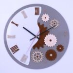 Laser Cut Gear Wall Clock Free Vector