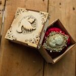 Laser Cut Decorative Wooden Jewelry Box Free Vector