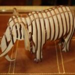 Elephant 3D Puzzle 3mm DXF File