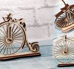 Laser Cut Bicycle 3D Puzzle Free Vector